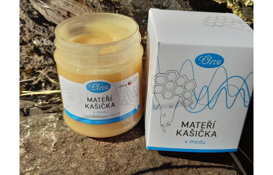Materská kašička v mede Pleva 250g