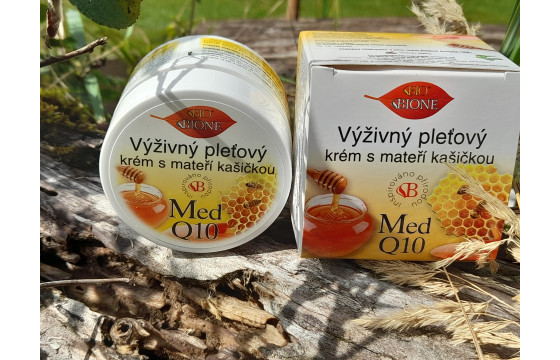 Pleťový krém Med + Q10 výživný