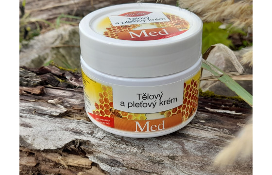 Telový a pleťový krém Med 260ml
